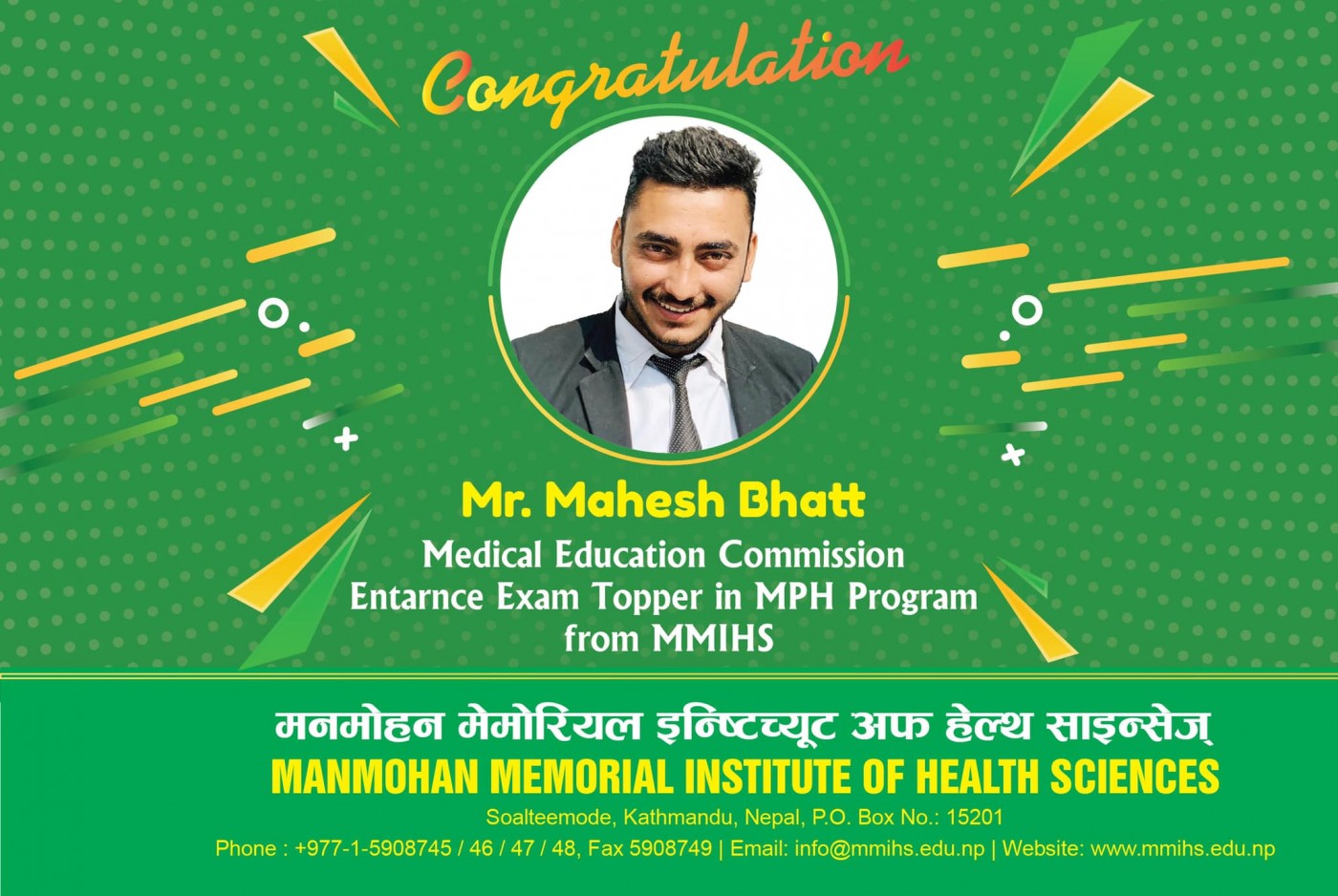 Congratulations