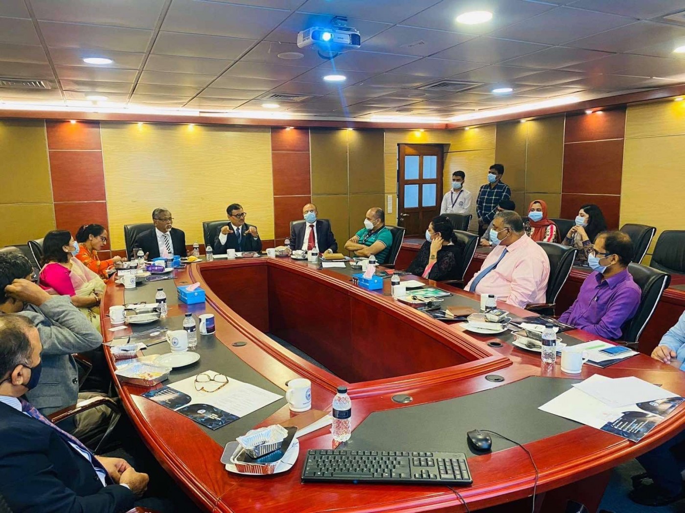 Meeting with NORTH South University