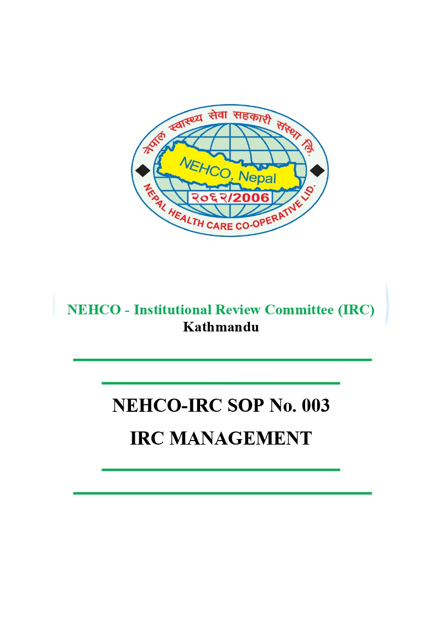 NEHCO-IRC-003