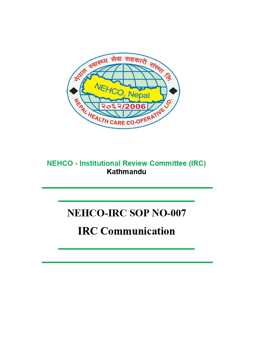 NEHCO-IRC-007
